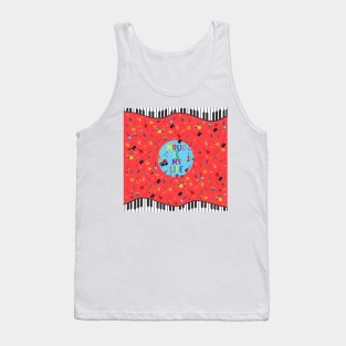 Music is my life (color sandía) Tank Top